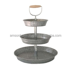 Mạ kẽm bánh đứng bánh tráng miệng hiển thị mộc mạc Kẹo & Lolly cửa hàng Pop sử dụng kim loại sắt mạ kẽm bánh đứng - Product Image 4