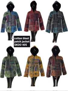 Chaqueta de trabajo con parche de algodón impreso, Sudadera con capucha Unisex, ropa de invierno cálida y elegante, nueva - Product Image 3