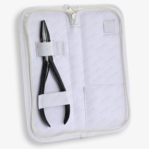 Professional Microbead Crimping Pliers Hair <b>Bead</b> Crimping Pliers Black Color Coated Stainless Steel Hair <b>extension</b> Plier tools - Product Image 1