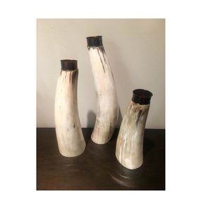 Bougeoir en corne de buffle Cadeau de Noël créatif Lampe à thé en acier pour décoration de table Dîner articles de décoration - Product Image 1