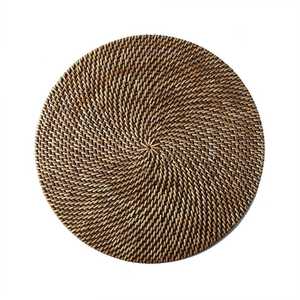 อุปทานคอลเลกชันใหม่หวายชุดรอบของ PlacematsCoaster ขายส่ง100% ธรรมชาติตกแต่งบ้านขายส่งผู้ผลิตเวียดนาม - Product Image 3