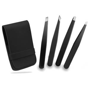 Kit de pinces à cils en acier inoxydable de haute qualité, couleur unie, durable, meilleure qualité - Product Image 1