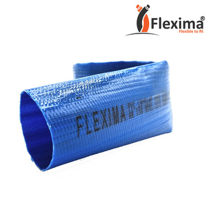 Flexima AE16 100 mètres bleu PVC léger flexible à plat 100% tuyau d'irrigation composite certifié ISO 9001/9002 - Product Image 3