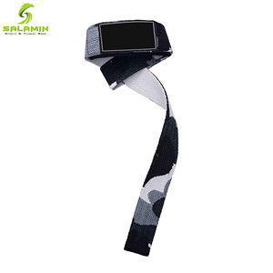 Barra de mano de levantamiento de pesas de neopreno, soporte de muñeca, agarre de ayuda, correas de levantamiento de pesas con estampado de camuflaje - Product Image 6