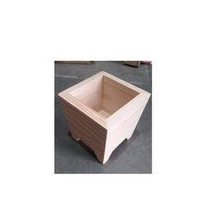 กระถางต้นไม้ทำจากไม้ธรรมชาติและกระถางต้นไม้สำหรับตกแต่งโต๊ะสำหรับบ้านสวน - Product Image 3