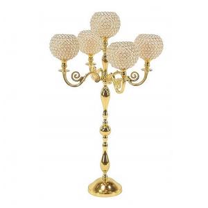 Candelabros de Metal decorativos Portavelas hecho a mano de calidad superior Candelabro de Metal de diseño clásico Venta caliente - Product Image 3