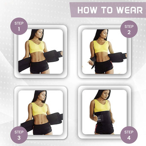 เข็มขัดกระชับสัดส่วนสายรัดเอวสำหรับผู้หญิงผู้ชายลดน้ำหนักแบบพรีเมี่ยมนีโอพรีนสำหรับออกกำลังกายเข็มขัดกระชับสัดส่วนเข็มขัดออกกำลังกายใช้ได้ทุกเพศ - Product Image 6