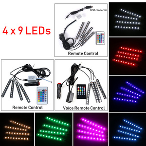 Éclairage led compétition pour intérieur de voiture, télécommande dj, lumière décorative - Product Image 5