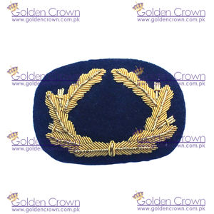 Vente en gros Casquette brodée Bullion Badge 3D Design Metal Material Cap Sew-On Wire Logo Fournisseur - Product Image 5