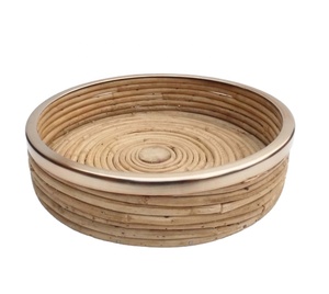 Plateau de service en bois polyvalent de super qualité fabriqué en Inde avec gravure de logo pour le ramadan et les mariages - Product Image 2