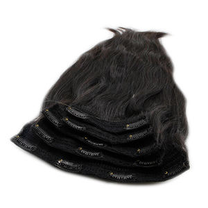 Straight Clip in Hair extensions Vietnamese High Quality cuticle aligned hair Virgin Remy hair Wholesale price - Product Image 1