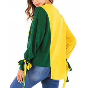 Nouveau dernier design personnalisé sweat-shirt à col rond imprimé surdimensionné pour femmes - Product Image 4