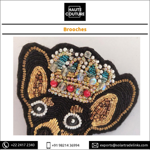 มิยูกิและลูกปัดเหลี่ยมทำมือรูปกวางเรนเดียร์ปักลายพร้อมมงกุฎสำหรับผู้หญิงเข็มกลัดในราคาโรงงานโดยตรง - Product Image 6