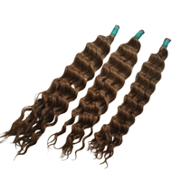 Paquetes de cabello indonesio al por mayor, ondas profundas, cabello humano Remy 100%