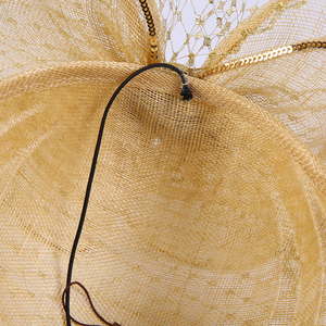 Fascinator Sinamay tinta in tinta unita da <span class=keywords><strong>donna</strong></span> per matrimonio vestito vittoriano chiesa Kentucky <span class=keywords><strong>Derby</strong></span> da sposa Tea Party-Wedding <span class=keywords><strong>Derby</strong></span> - Product Image 5