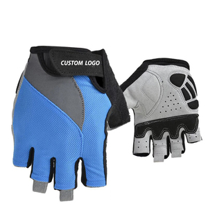 High Quality Half <b>Finger</b> Spandex Microfiber Breathable Non-Slip Unisex Driven Cycling Gloves for Winter <b>Bike</b> Motorcycle Use - Product Image 4