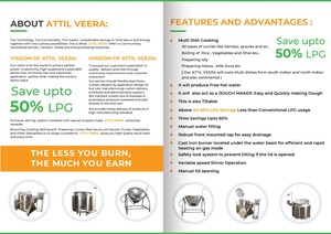 Machine de cuisson inclinable, équipement de cuisson, équipement de transformation des aliments, Machine de cuisson multi-plats en acier inoxydable 304 - Product Image 5