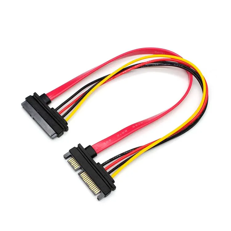 YXY SATA 7+15 pin Power Cable 22pin male to SATA 22 Pin Female