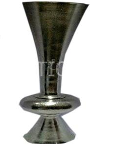 Luxueux Vase à fleurs en aluminium coulé au sable moderne et traditionnel Nickel brut mariage décoration de la maison Vase de table de Style ferme - Product Image 1