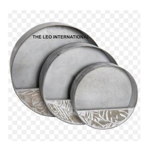 Ensemble de 3 pots de fleurs et supports en métal pour la maison et le bureau, accessoires muraux, pot de fleurs d'intérieur, cadeau original - Product Image 4