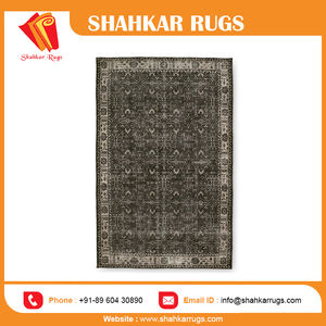 Tapis indien de laine noué à la main de style moderne Offre Spéciale tapis de prière à tissage plat en peluche pour l'espace de la chambre au prix de gros - Product Image 3