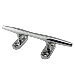 Marine Hardware Mirror Polished 316 Stainless Steel Hollow Base Cleat For Sale