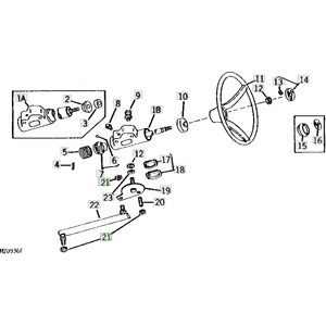 Pièce d'écrou haute résistance pour tracteur JD Composant de remplacement fiable et durable Numéro de pièce 14H856 pour un montage sécurisé des machines - Product Image 6