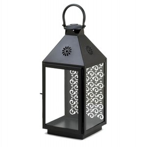 High Quality Designer Candle Holder <b>Lantern</b> Black Color Restaurant Decorative Exclusive Design Moroccan <b>Lantern</b> for Decoration - Product Image 1