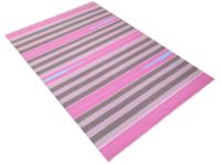 Tapis fin réversible en coton tissé à la main, motif rayures multicolores, moderne, toutes saisons, pour la maison, l'hôtel, la cuisine, disponible en taille standard