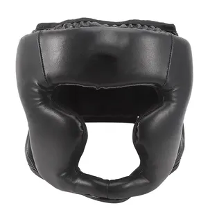 MMA Muay Thai Boxhelm Sparring Martial Arts Kopf bedeckung Kickboxen Training Kopfschutz Protector.