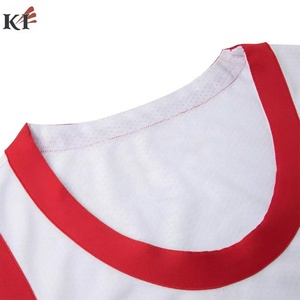 Vente directe d'usine, vente en gros, nouveau style, best-seller, maillot de basket-ball à col en V imprimé sur mesure, 100% polyester, antibactérien - Product Image 3