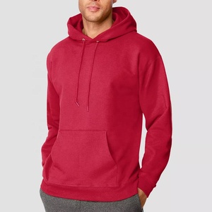 Petit quantité minimale de commande coupe régulière 100% coton polaire sweats à capuche imprimé personnalisé haute broderie tricoté polyester grande taille anti-rétrécissement - Product Image 3