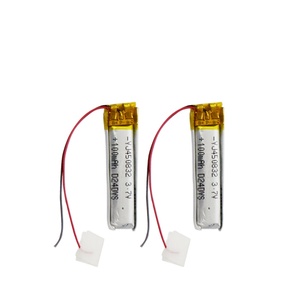 핫 셀레 충전식 리튬 이온 배터리 3.7v 450832 100 mAh 리튬 폴리머 배터리 웨어러블 장치 - Product Image 1