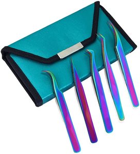 Pinzas Premium para Extensión de Pestañas, el Mejor Juego de Pinzas para Extensión de Pestañas con Pinzas Rectas, Curvas y Anguladas - Product Image 1