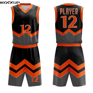 Diseño de uniforme de baloncesto con patrón a rayas, número de nombre personalizado para equipo 2021 - Product Image 4