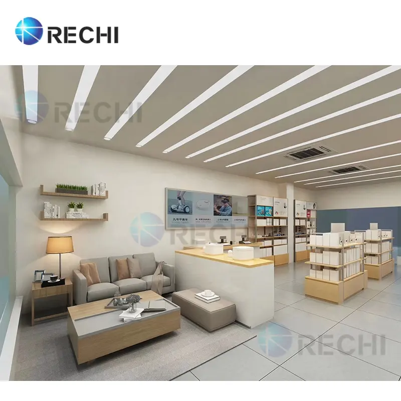 RECHI التكنولوجيا Lifetyle متجر التصميم الداخلي و تخزين الهاتف المحمول فيتوت مع الترويج المرئي يعرض و تجهيزات تخزين