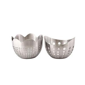 Cuenco para servir frutas de Metal plateado de diseño clásico con vajilla de restaurante de primera calidad, cuenco para frutas y alimentos en la India - Product Image 2
