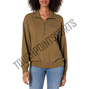 Sudadera con capucha para mujer, con cremallera, forro polar, chaquetas inversas con capucha - Product Image 5