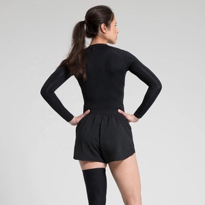 2026 New Quick Dry Full Sleeve Women's Sport <b>Compression</b> T-shirt-Tight Fit Round Neck Solid Pattern Spandex/Polyester Material - Product Image 5