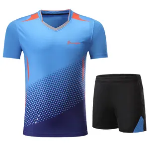 Giá Rẻ Tùy Chỉnh Tennis Uniform Set/Thể Thao Cầu Lông Tennis Jersey Và Ngắn Set
