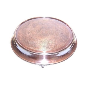 Modern Look <b>Set</b> of 3 Cupcake <b>Stand</b> Brown Color Attractive Design Decorative Metal <b>Cake</b> <b>Stand</b> Round Shape for Wedding Decor - Product Image 2