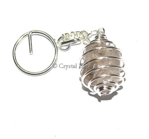Smoky Quartz Tumbled Keychain Supplier | Smoky Quartz Tumbled Keychain for Sale | Smoky Quartz Tumbled Keychain - Product Image 1