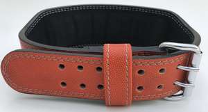 GAF New Fashion Ceinture d'haltérophilie noire en cuir véritable Ceinture d'haltérophilie pour l'entraînement du dos au prix d'usine - Product Image 6