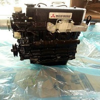 Vente en gros Mitsubishi Mini tracteur moteur prix d'usine 4WD roue moteur diesel 20/25HP avec composants de base pompe boîte de vitesses pour l'agriculture