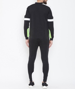 Venta al por mayor de chándales personalizados de alta calidad para hombres/chándales ajustados nueva moda cremallera de algodón último diseño de chándales para hombres - Product Image 3