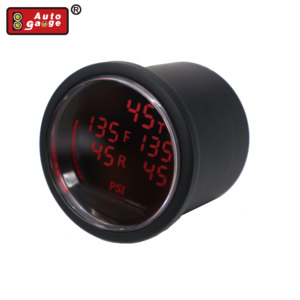 52 mm màu đen Penta treo kỹ thuật số máy đo áp suất không khí Meter Red Blue LCD hiển thị PSI đơn vị xe ô tô tự động điều kiện mới - Product Image 3