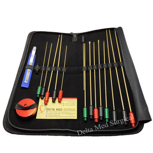 Juego de cánulas Luer Lock de aspiración, base de instrumentos quirúrgicos de acero inoxidable, material Premium para un rendimiento óptimo - Product Image 1