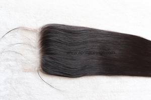 HD Transparent pour Dentelle Frontale Fermeture 13x4 4x4 5x5 Indien Remy Extensions de Cheveux Bande Invisible Cheveux - Product Image 5