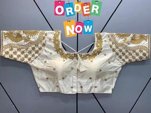 Blusa de Fiesta para Mujer, Blusa con Bordado Moti - Product Image 6