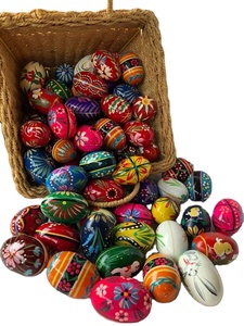 HUEVOS DE PASCUA Hechos a Mano por Artesanos de Cachemira y Pintados a Mano con Pintura Ecológica para Decoración de Pascua y Artículos para Fiestas - Product Image 5